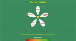 Desktop Screenshot of herbavitalis.cz